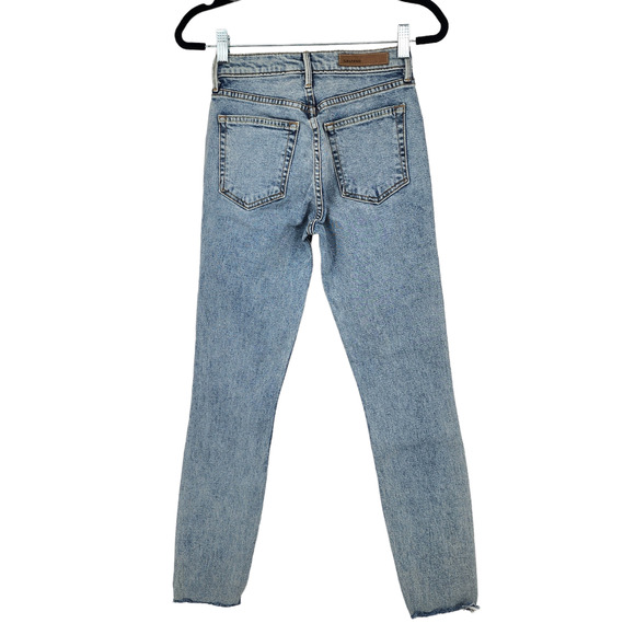 GRLFRND Button Fly Distressed Skinny Karolina Jeans in Out of Love Size 29 - Picture 6 of 6